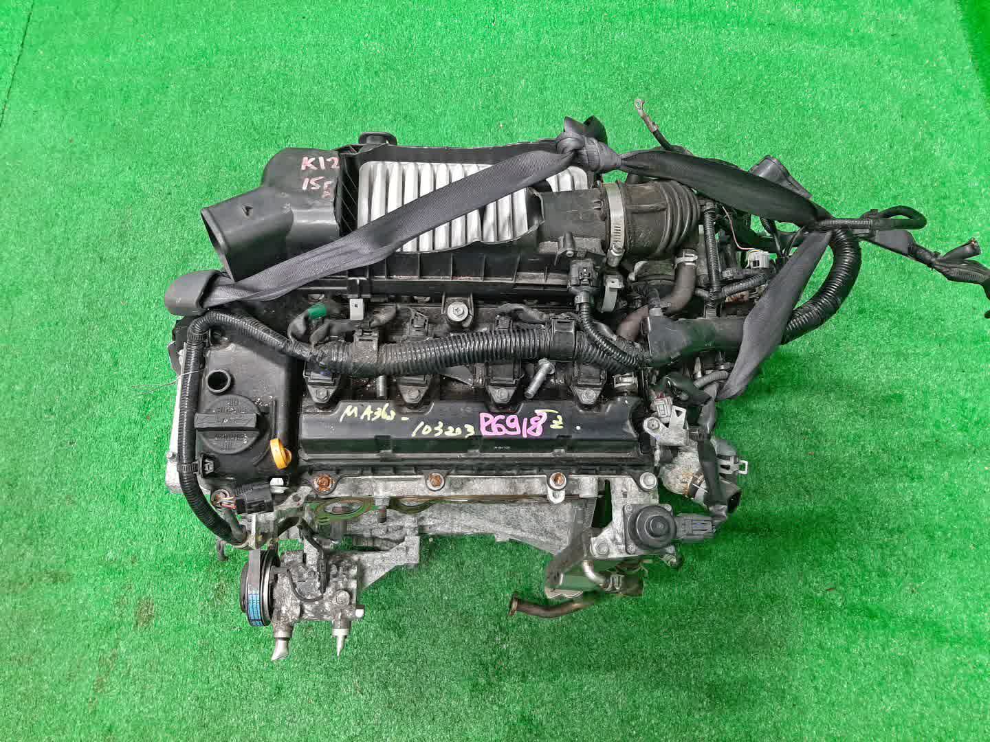 Двигатель SUZUKI SOLIO MA36S K12C 5005703 1 ракурс