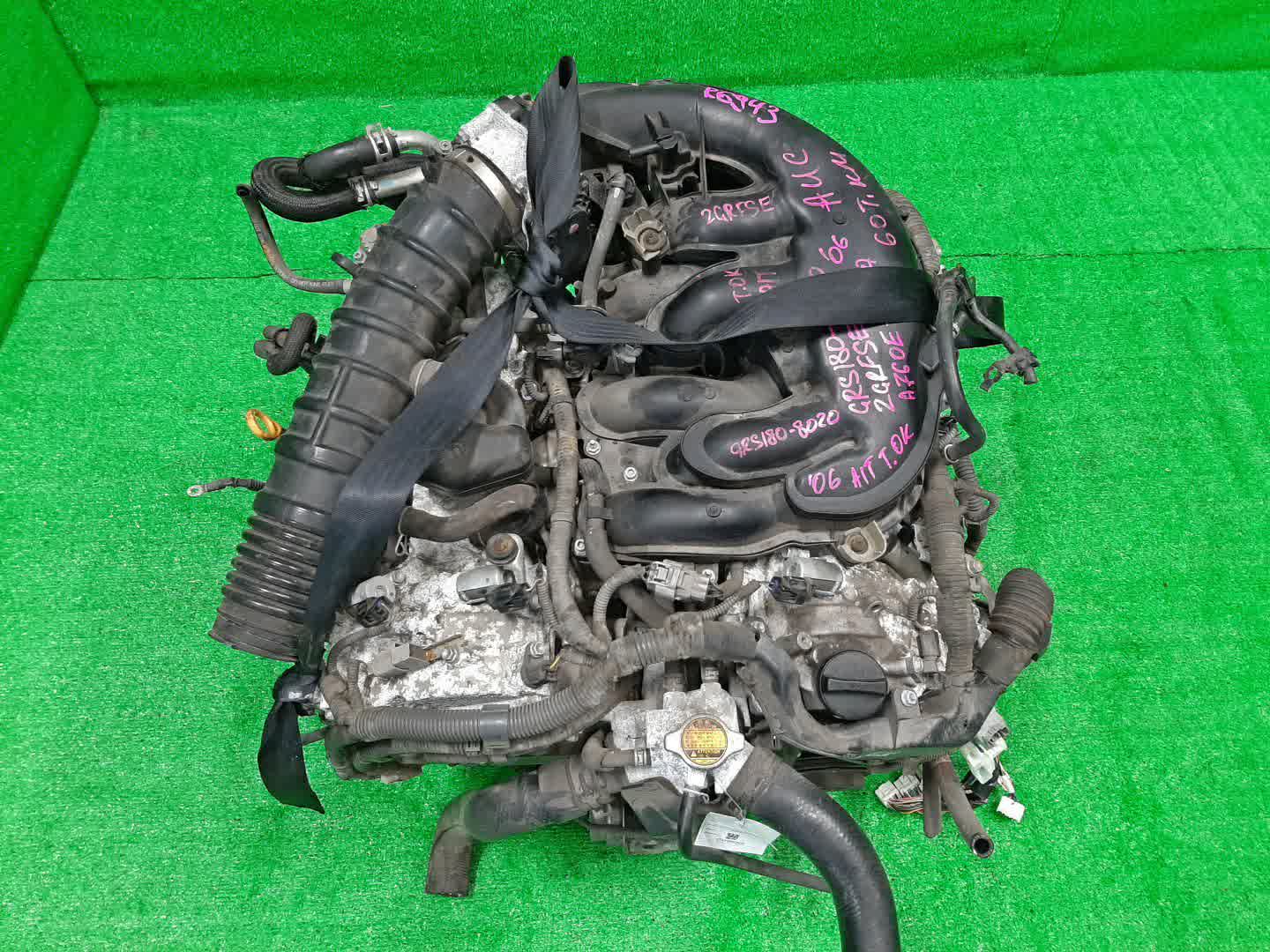 Двигатель TOYOTA CROWN GRS184 2GR-FSE 8524414 1 ракурс