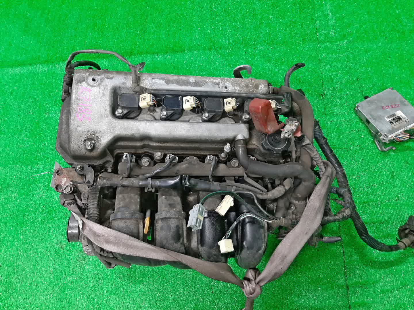 Двигатель TOYOTA COROLLA SPACIO ZZE122N 1ZZ-FE MEX 1 ракурс
