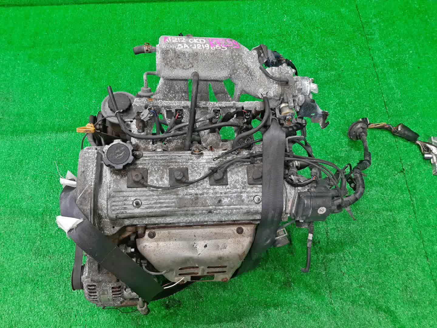 Двигатель TOYOTA CARINA, CERES, COROLLA, COROLLA LEVIN, SPRINTER MARINO, SPRINTER, SPRINTER TRUENO AT212, AT192, AE100, AE110 5A-FE J219653 1 ракурс
