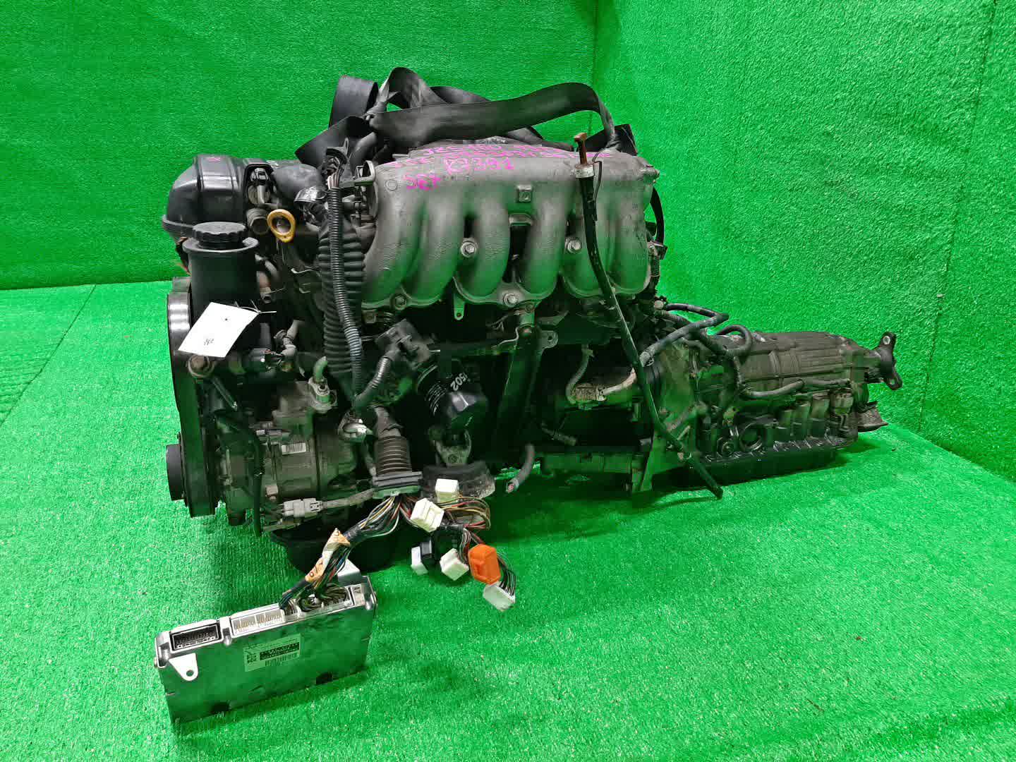 Двигатель TOYOTA ARISTO JZS160 2JZ-GE SET 4 ракурс