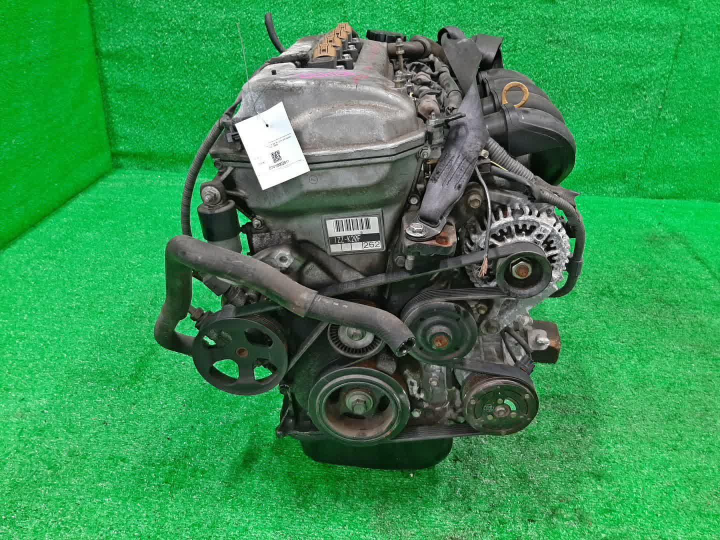 Двигатель TOYOTA COROLLA, PREMIO, COROLLA SPACIO, WISH, ALLION, COROLLA FIELDER, ALLEX, COROLLA RUNX, WILL VS ZZE124, ZZT245, ZZE124N, ZNE14G, ZZE124G, ZZE129 1ZZ-FE MEX 2 ракурс