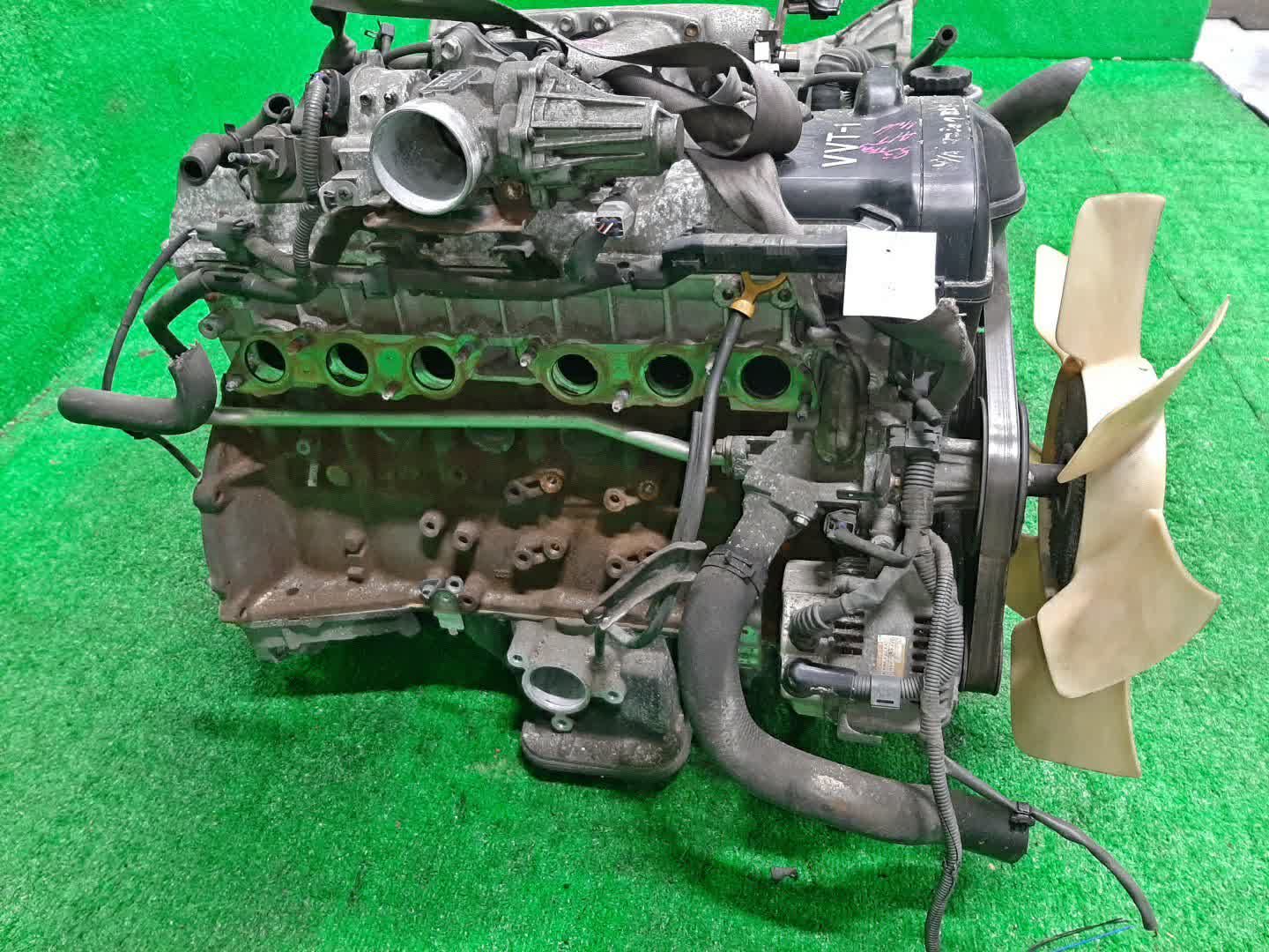 Двигатель TOYOTA CROWN JZS173 1JZ-GE VVTI 4 ракурс