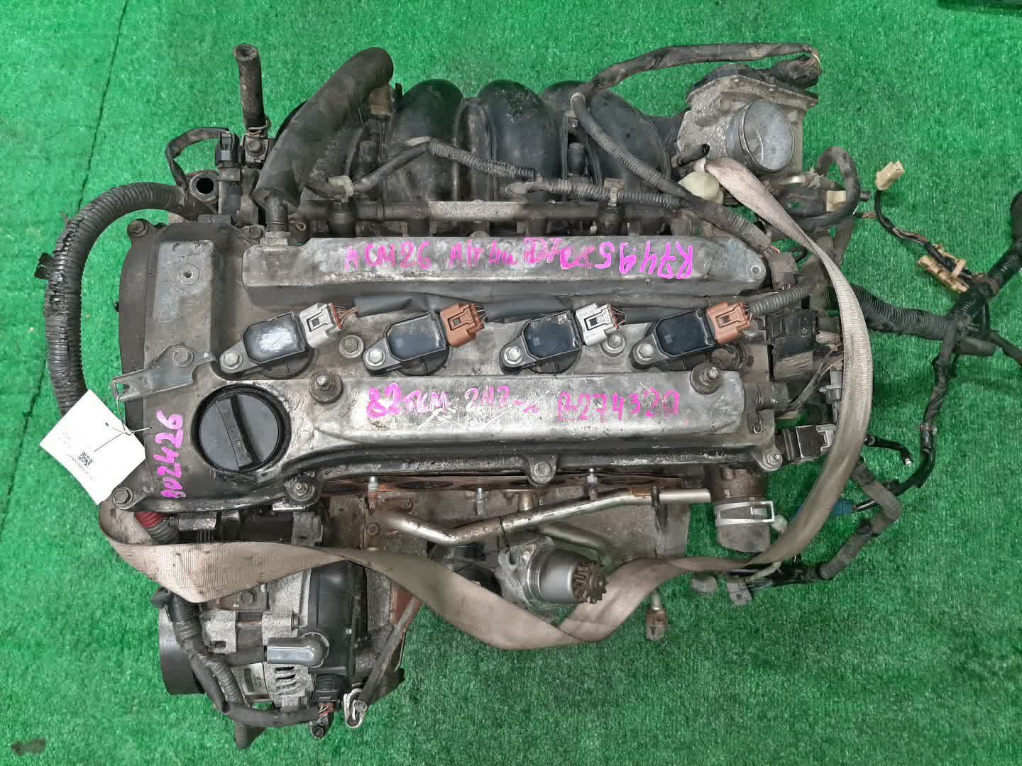Двигатель TOYOTA IPSUM ACM21W, ACM26W 2AZ-FE ELECTRO 1 ракурс Двигатель TOYOTA IPSUM ACM21W, ACM26W 2AZ-FE ELECTRO 1 ракурс
