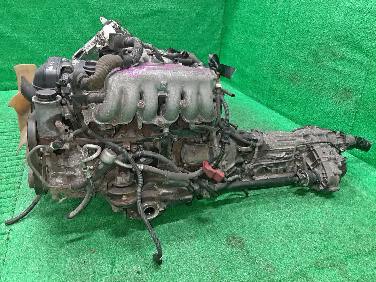 Двигатель TOYOTA CROWN JZS179 2JZ-GE SET 3 ракурс