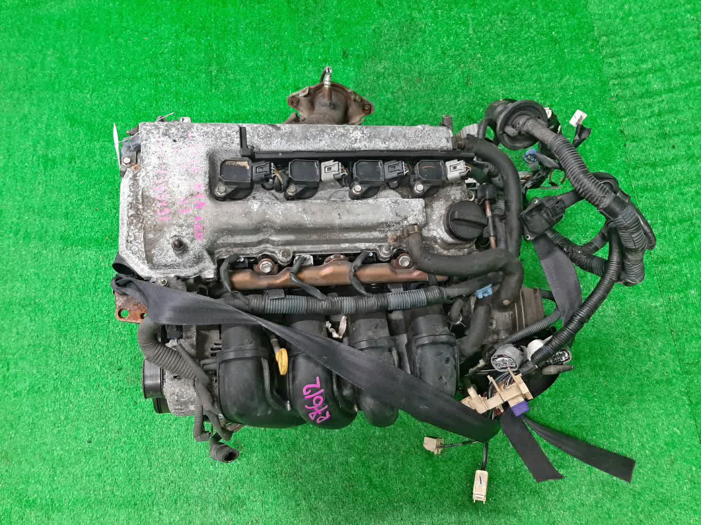 Двигатель TOYOTA CALDINA, CELICA, COROLLA, PREMIO, COROLLA SPACIO, ISIS, WISH, ALLION, COROLLA FIELDER, ALLEX, COROLLA RUNX, WILL VS, FIELDER ZGE20W, ZZT240, ZZT241W, ZZT230, ZZE122, ZNM10, ZNM10W, ZNM10G, ZNE10, ZNE10G, ZZE127 1ZZ-FE MEX 1 ракурс