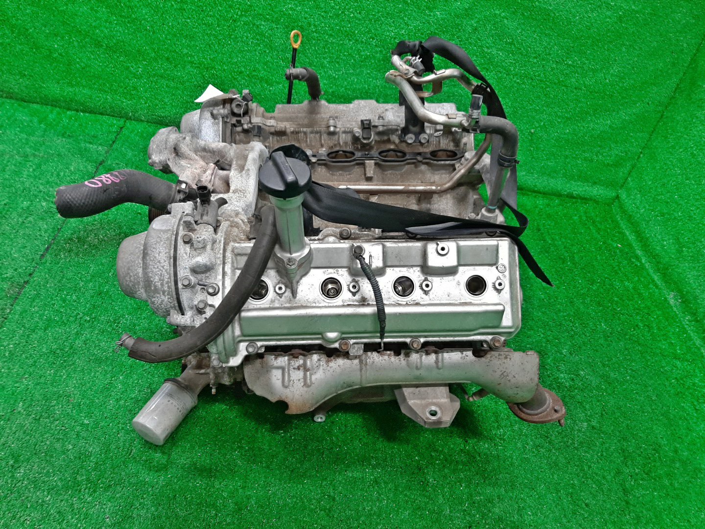 Двигатель TOYOTA CROWN MAJESTA UZS207 3UZ-FE 0468293 4 ракурс