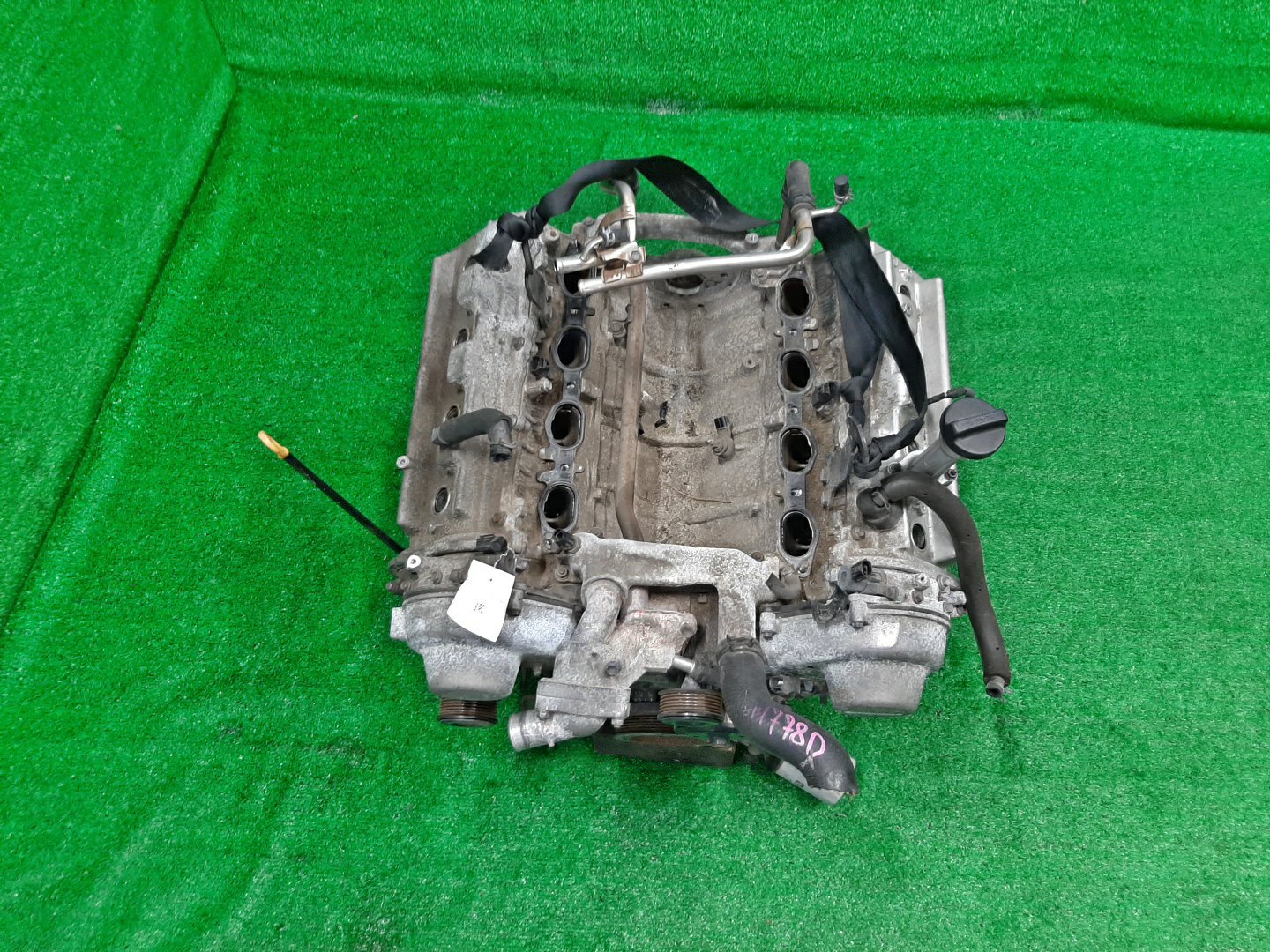 Двигатель TOYOTA CROWN MAJESTA UZS207 3UZ-FE 0468293 1 ракурс