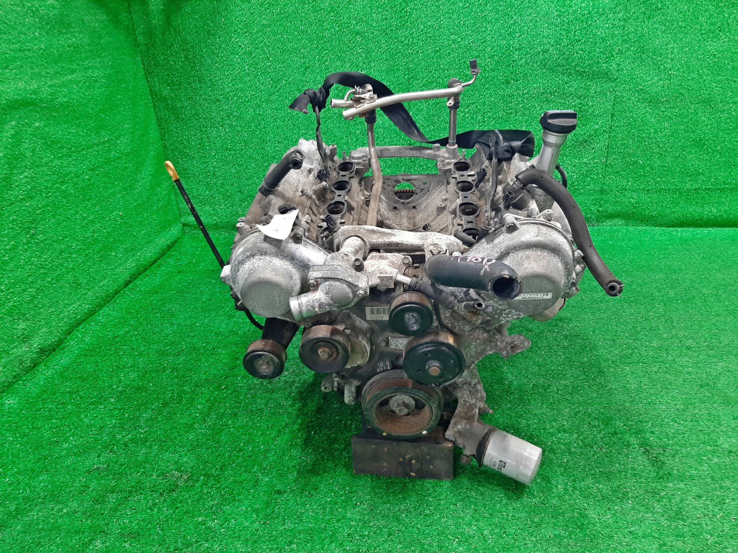 Двигатель TOYOTA CROWN MAJESTA UZS207 3UZ-FE 0468293 2 ракурс