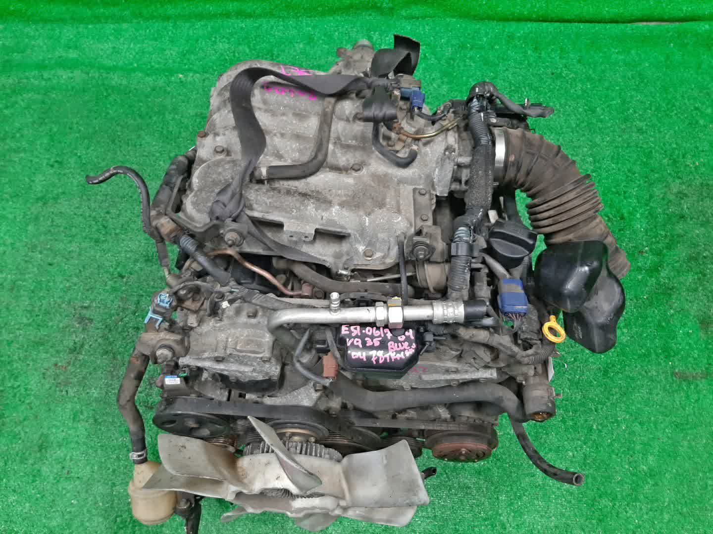 Двигатель NISSAN ELGRAND E51 VQ35DE SET 1 ракурс