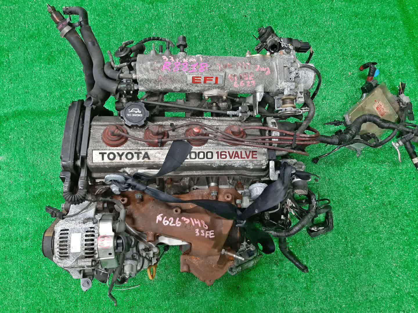 Двигатель TOYOTA CAMRY, CELICA, CORONA EXIV, VISTA, CARINA ED SV32, SV33, ST182, ST183 3S-FE TPAM 1 ракурс