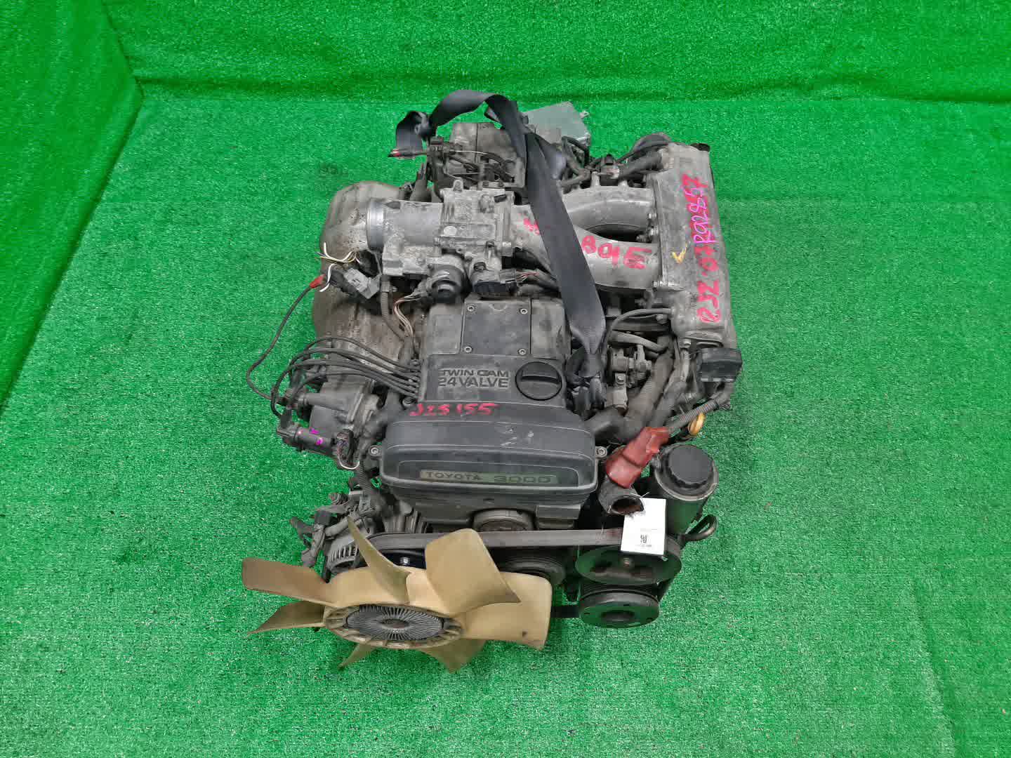 Двигатель TOYOTA CROWN, CROWN MAJESTA JZS155 2JZ-GE TPAM 1 ракурс
