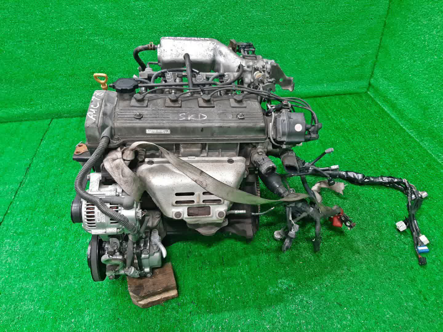 Двигатель TOYOTA CARINA, CERES, COROLLA, COROLLA LEVIN, SPRINTER MARINO, SPRINTER, SPRINTER TRUENO AT212, AT192, AE100, AE110 5A-FE H216384 4 ракурс
