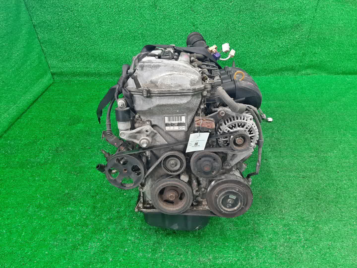 Двигатель TOYOTA COROLLA, PREMIO, COROLLA SPACIO, WISH, ALLION, COROLLA FIELDER, ALLEX, COROLLA RUNX, WILL VS ZZE124, ZZT245, ZZE124N, ZNE14G, ZZE124G, ZZE129 1ZZ-FE MEX 2 ракурс