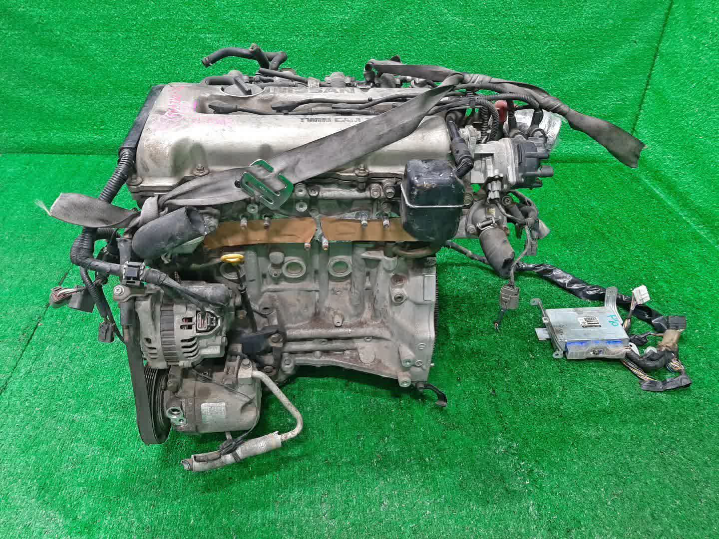 Двигатель NISSAN AVENIR, BLUEBIRD, PRIMERA, WINGROAD, PRESEA W10, EU13, P10, WHY10, PR10 SR18DE 480114A 4 ракурс Двигатель NISSAN AVENIR, BLUEBIRD, PRIMERA, WINGROAD, PRESEA W10, EU13, P10, WHY10, PR10 SR18DE 480114A 4 ракурс