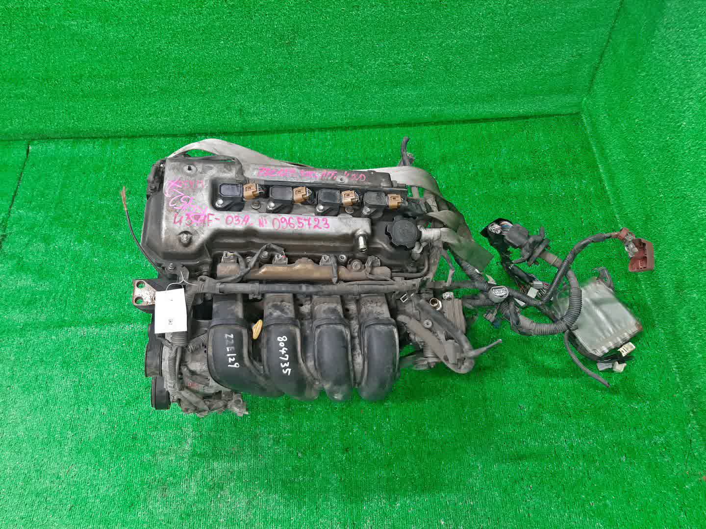 Двигатель TOYOTA COROLLA, PREMIO, COROLLA SPACIO, WISH, ALLION, COROLLA FIELDER, ALLEX, COROLLA RUNX, WILL VS ZZE124, ZZT245, ZZE124N, ZNE14G, ZZE124G, ZZE129 1ZZ-FE MEX 1 ракурс