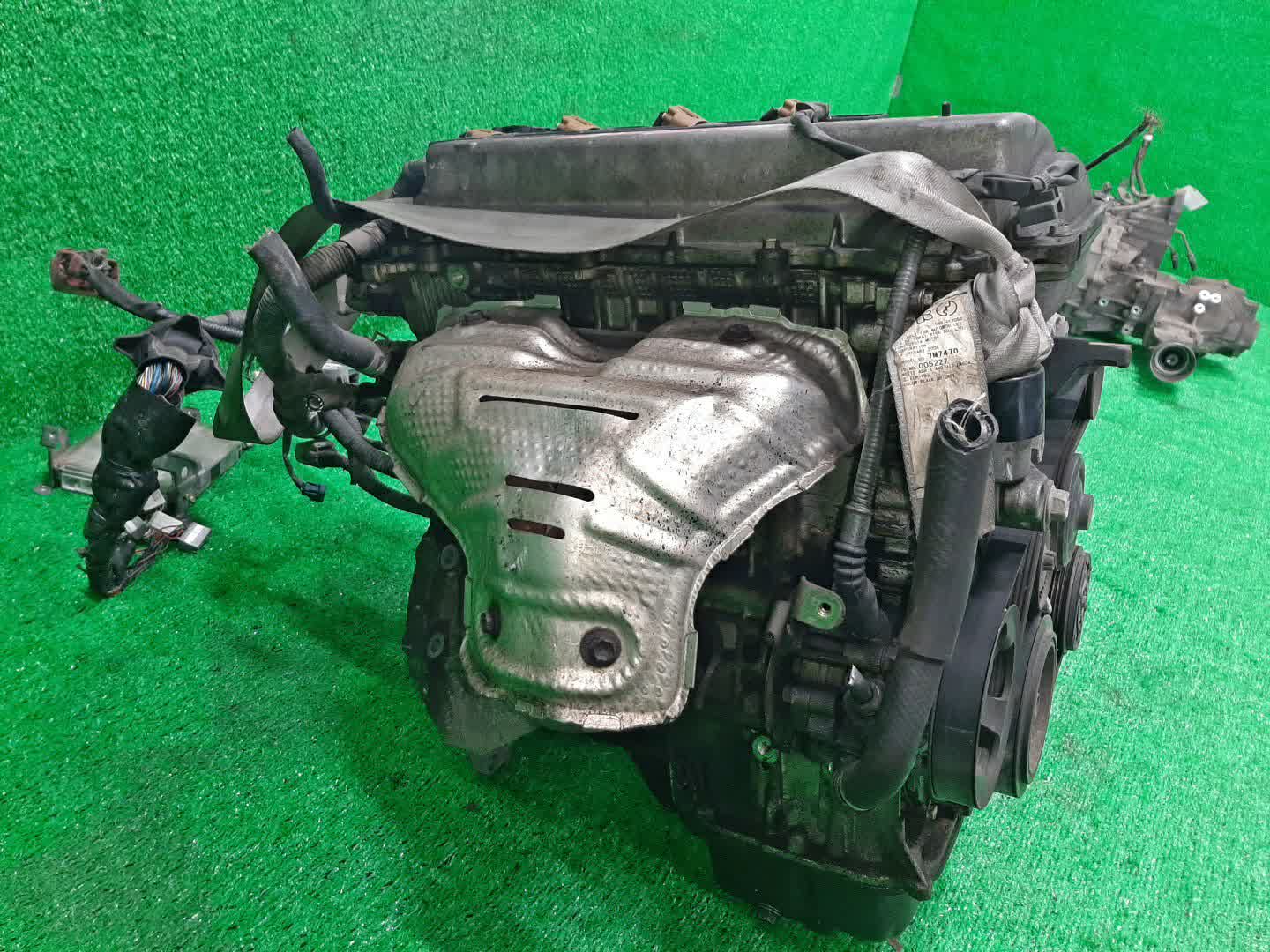 Двигатель TOYOTA COROLLA, PREMIO, COROLLA SPACIO, WISH, ALLION, COROLLA FIELDER, ALLEX, COROLLA RUNX, WILL VS ZZE124, ZZT245, ZZE124N, ZNE14G, ZZE124G, ZZE129 1ZZ-FE MEX 3 ракурс