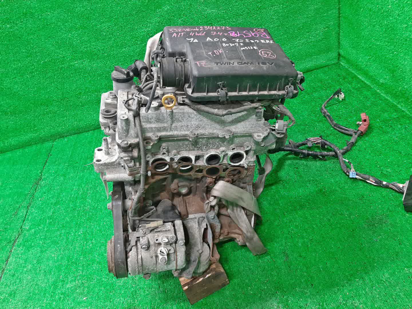 Двигатель TOYOTA PASSO SETTE M512E 3SZ-VE 2342273 4 ракурс
