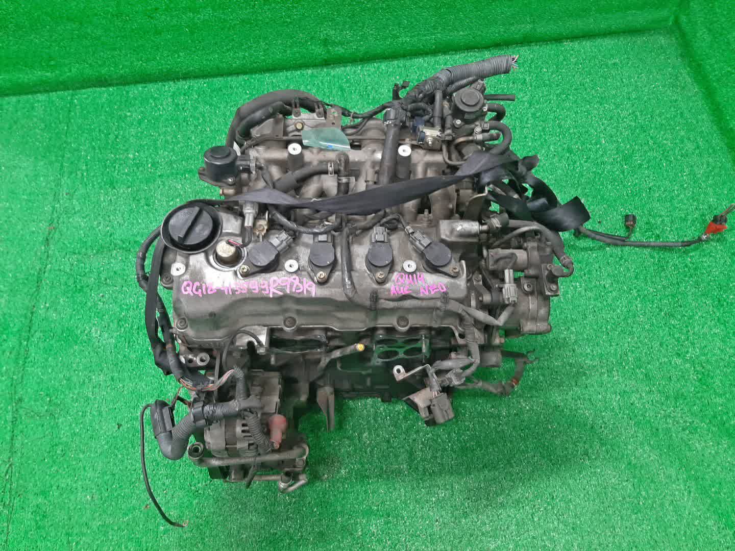 Двигатель NISSAN BLUEBIRD, PRIMERA, SUNNY QU14, QP11, WQP11, QB15 QG18DD 413599 1 ракурс