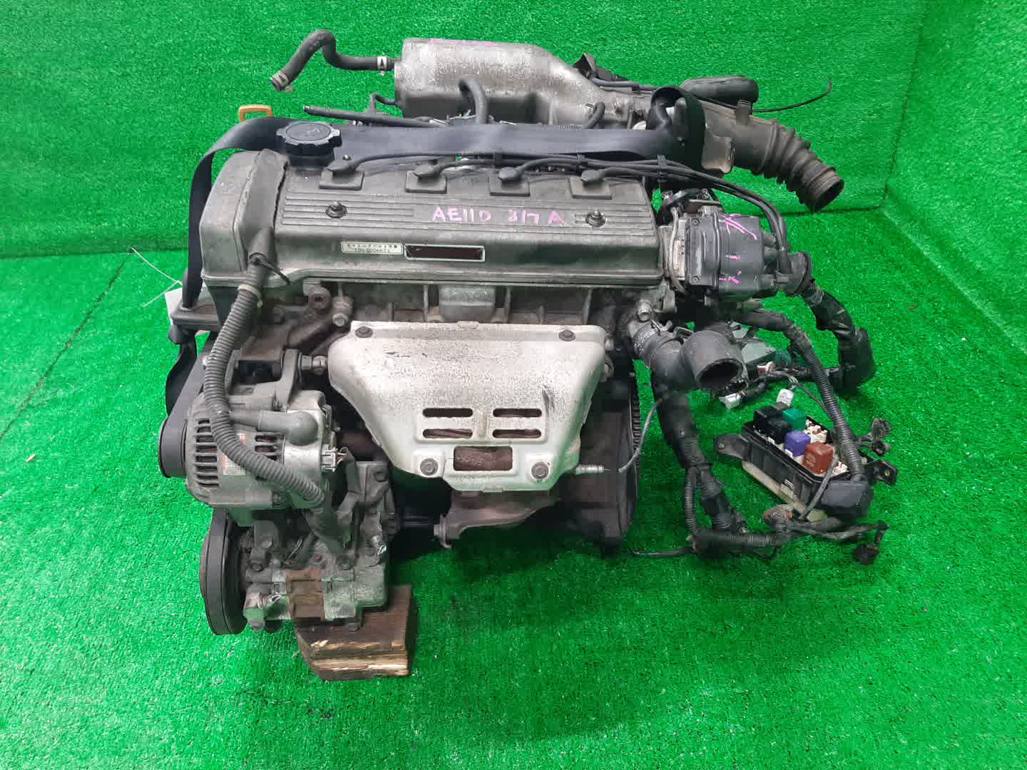 Двигатель TOYOTA CARINA, CERES, COROLLA, COROLLA LEVIN, SPRINTER MARINO, SPRINTER, SPRINTER TRUENO AT212, AT192, AE100, AE110 5A-FE C207658 4 ракурс
