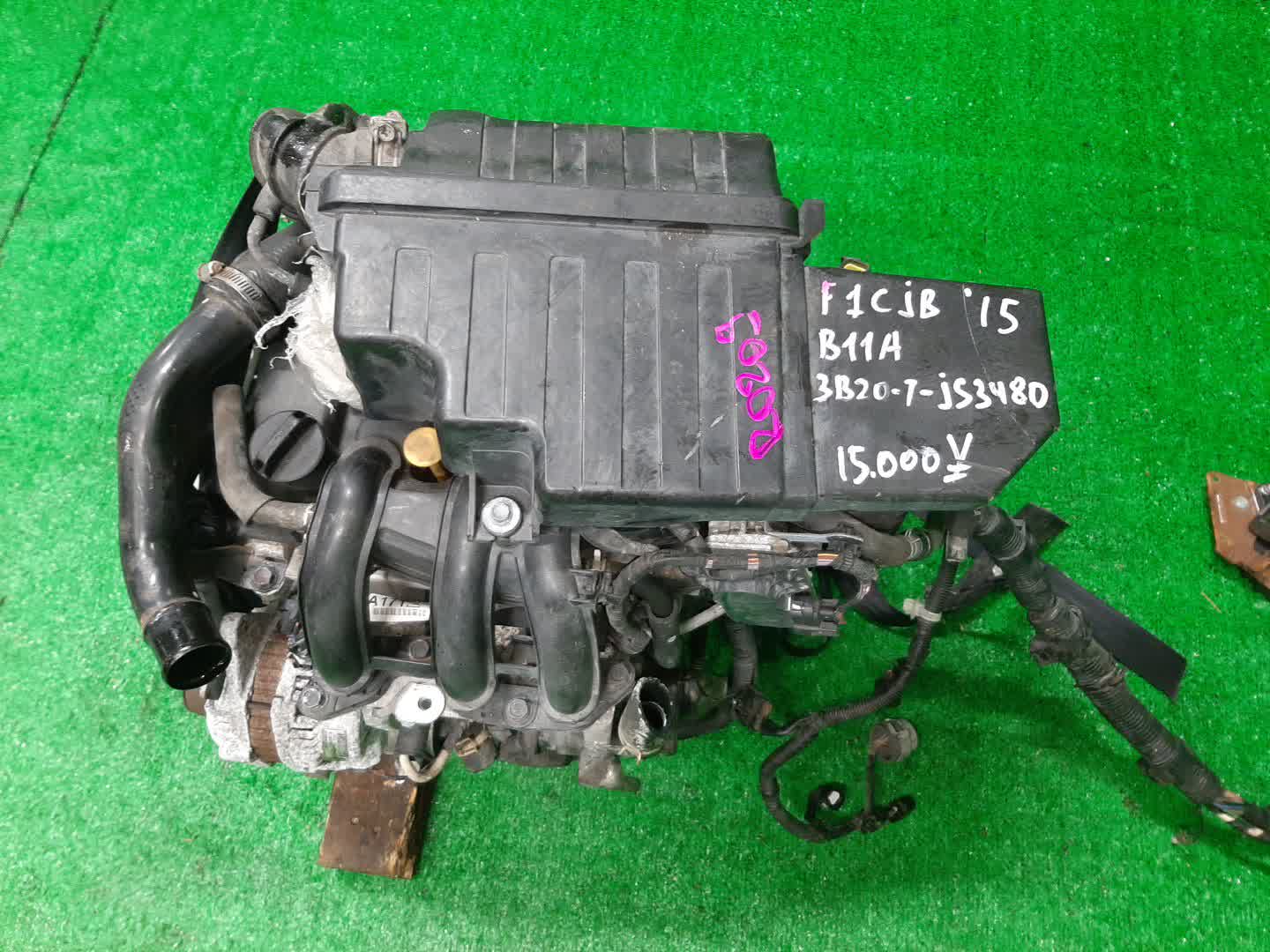 Двигатель MITSUBISHI EK SPACE, DAYZ ROOX, EK WAGON, DAYZ B11A, B21A, B11W, B21W 3B20T JS3480 1 ракурс