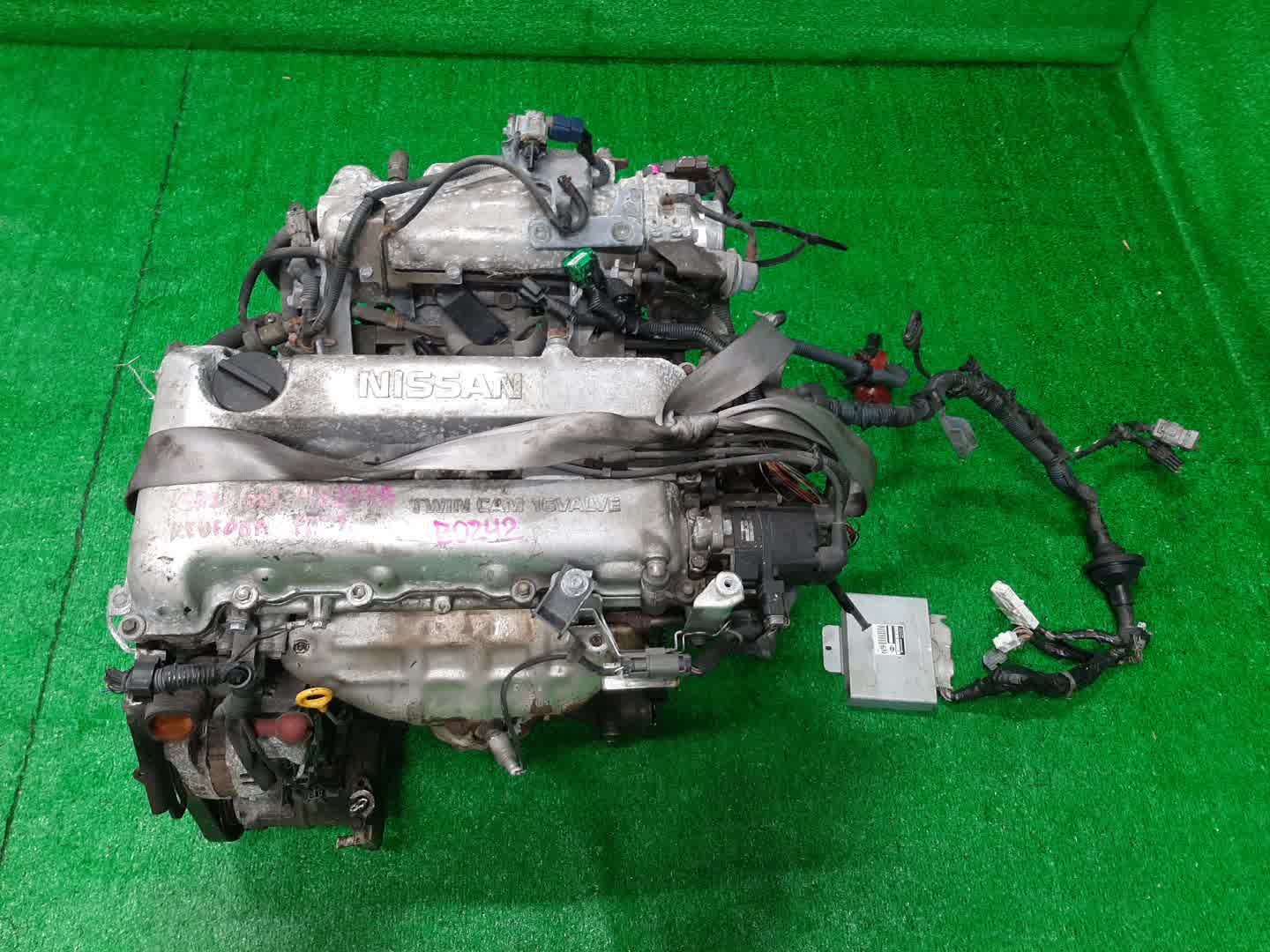 Двигатель NISSAN SERENA PC24 SR20DE 148291B 1 ракурс Двигатель NISSAN SERENA PC24 SR20DE 148291B 1 ракурс