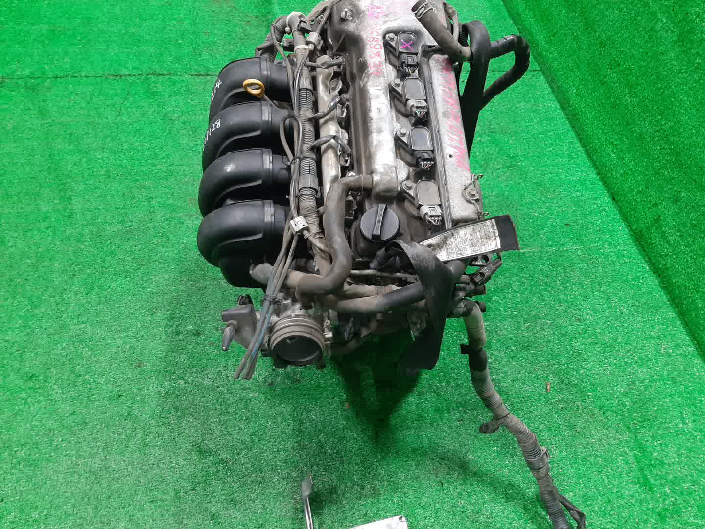 Двигатель TOYOTA COROLLA, PREMIO, COROLLA SPACIO, WISH, ALLION, COROLLA FIELDER, ALLEX, COROLLA RUNX, WILL VS ZZE124, ZZT245, ZZE124N, ZNE14G, ZZE124G, ZZE129 1ZZ-FE MEX 5 ракурс