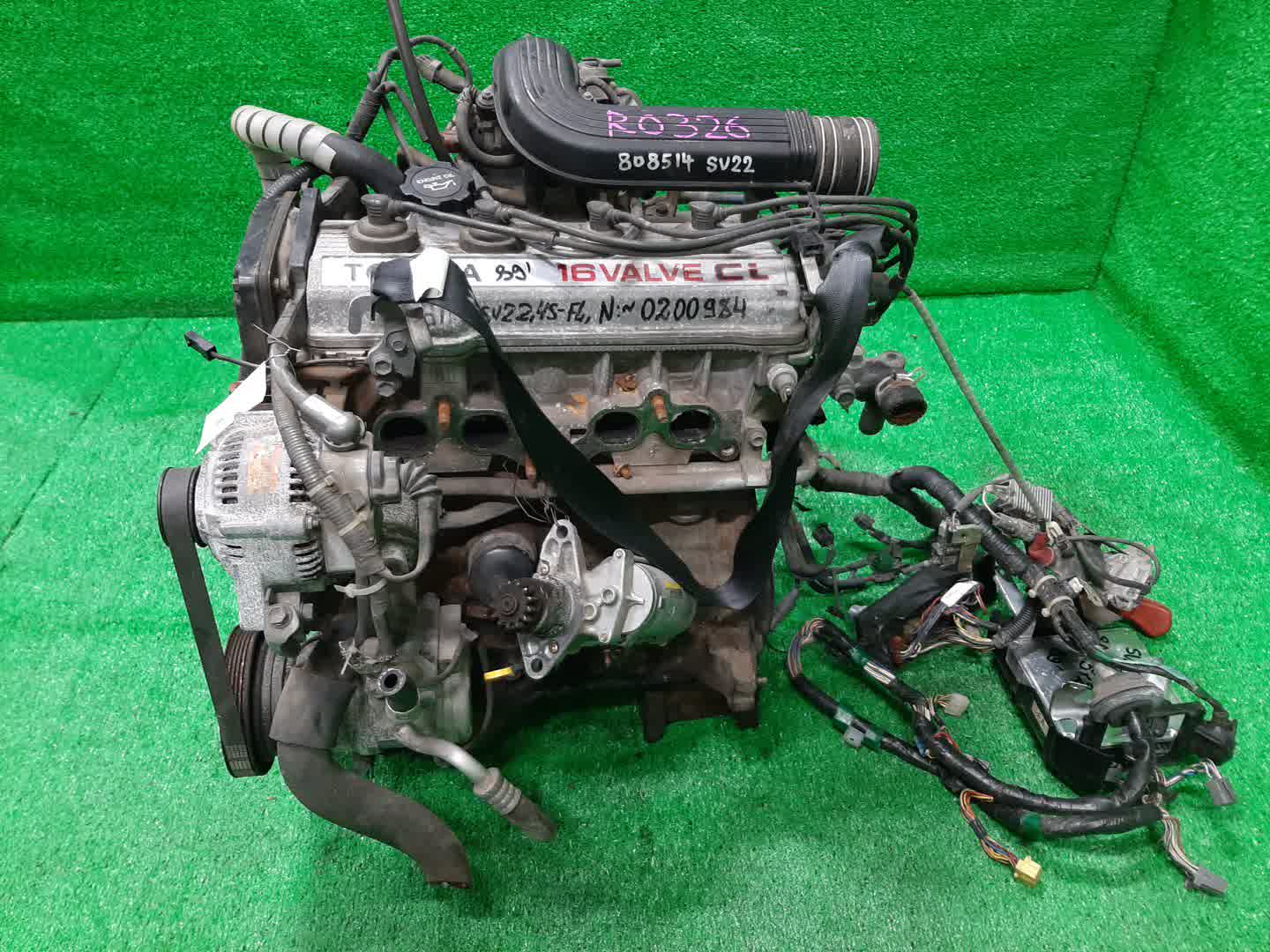 Двигатель TOYOTA CAMRY SV22 4S-FI 0200984 4 ракурс