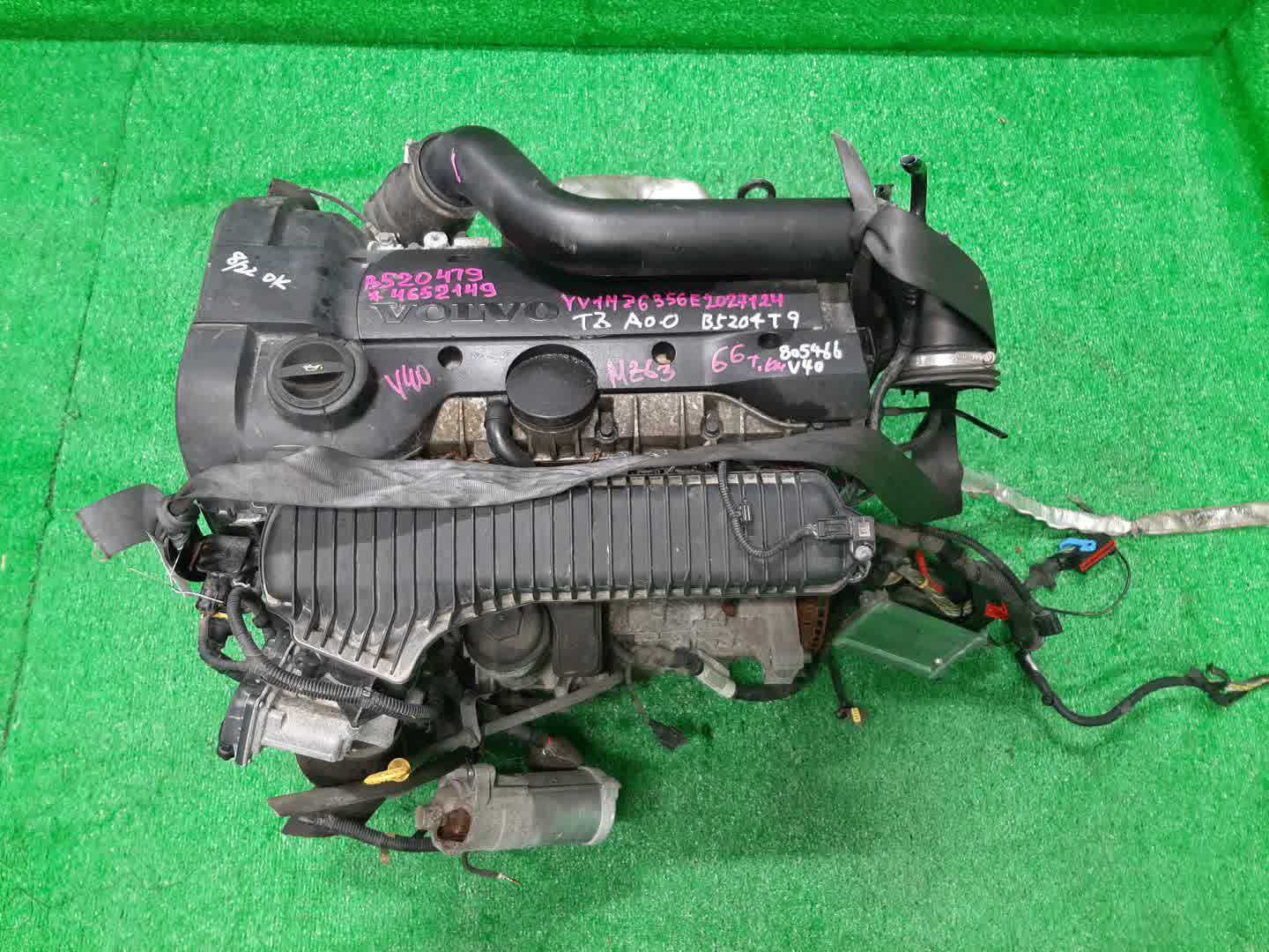 Двигатель VOLVO V40 MZ63, MV B5204T9 4652149 1 ракурс