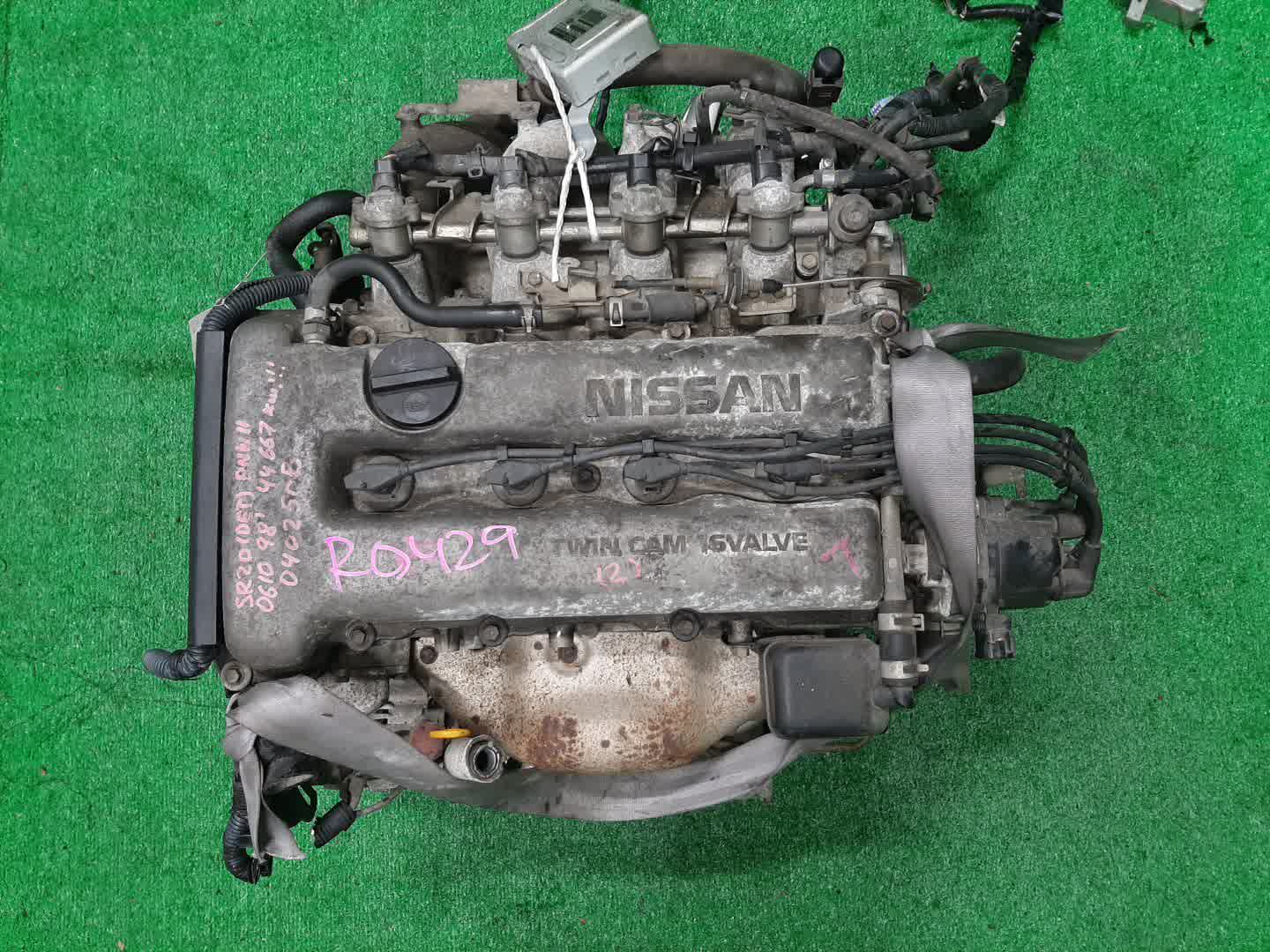 Двигатель NISSAN AVENIR PNW11 SR20DET 040250B 1 ракурс
