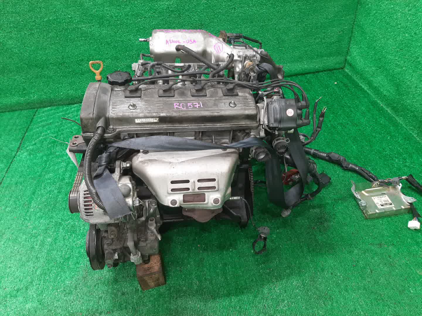 Двигатель TOYOTA CARINA, CERES, COROLLA, COROLLA LEVIN, SPRINTER MARINO, SPRINTER, SPRINTER TRUENO AT212, AT192, AE100, AE110 5A-FE H913484 4 ракурс