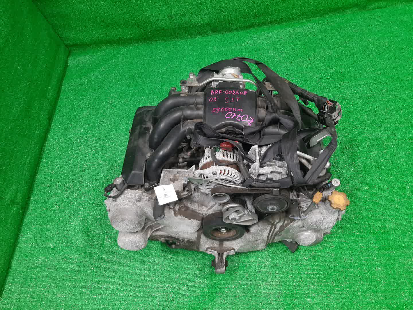 Двигатель SUBARU OUTBACK BRF EZ36DE EZ36DJCALE 1 ракурс