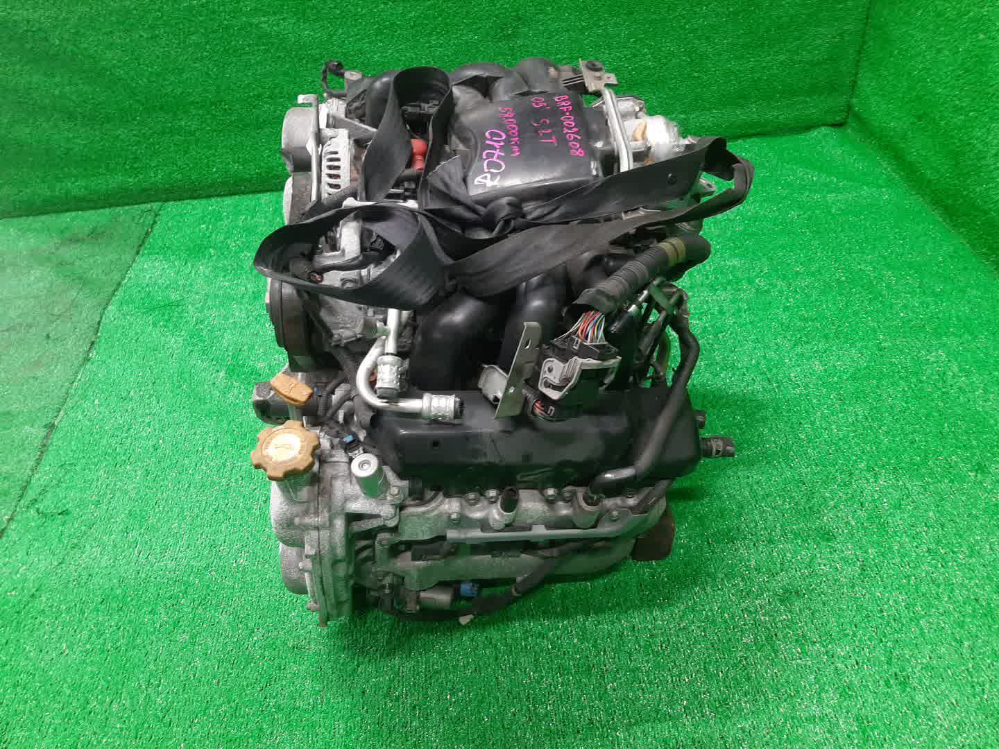Двигатель SUBARU OUTBACK BRF EZ36DE EZ36DJCALE 4 ракурс