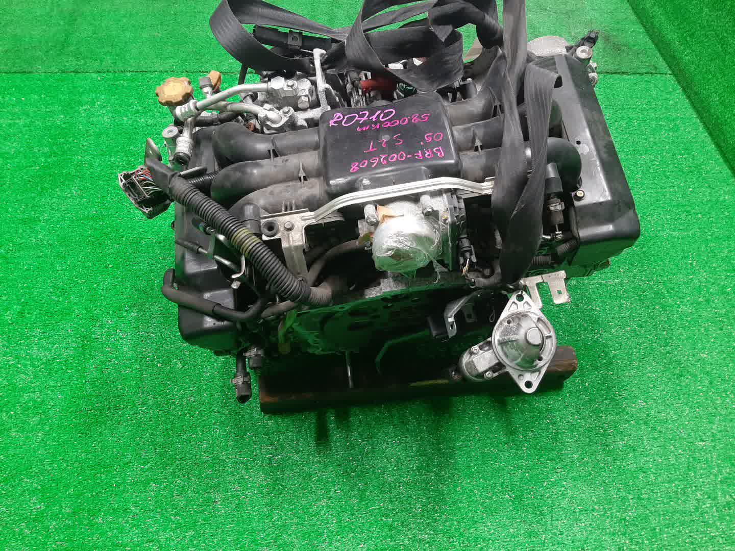 Двигатель SUBARU OUTBACK BRF EZ36DE EZ36DJCALE 5 ракурс