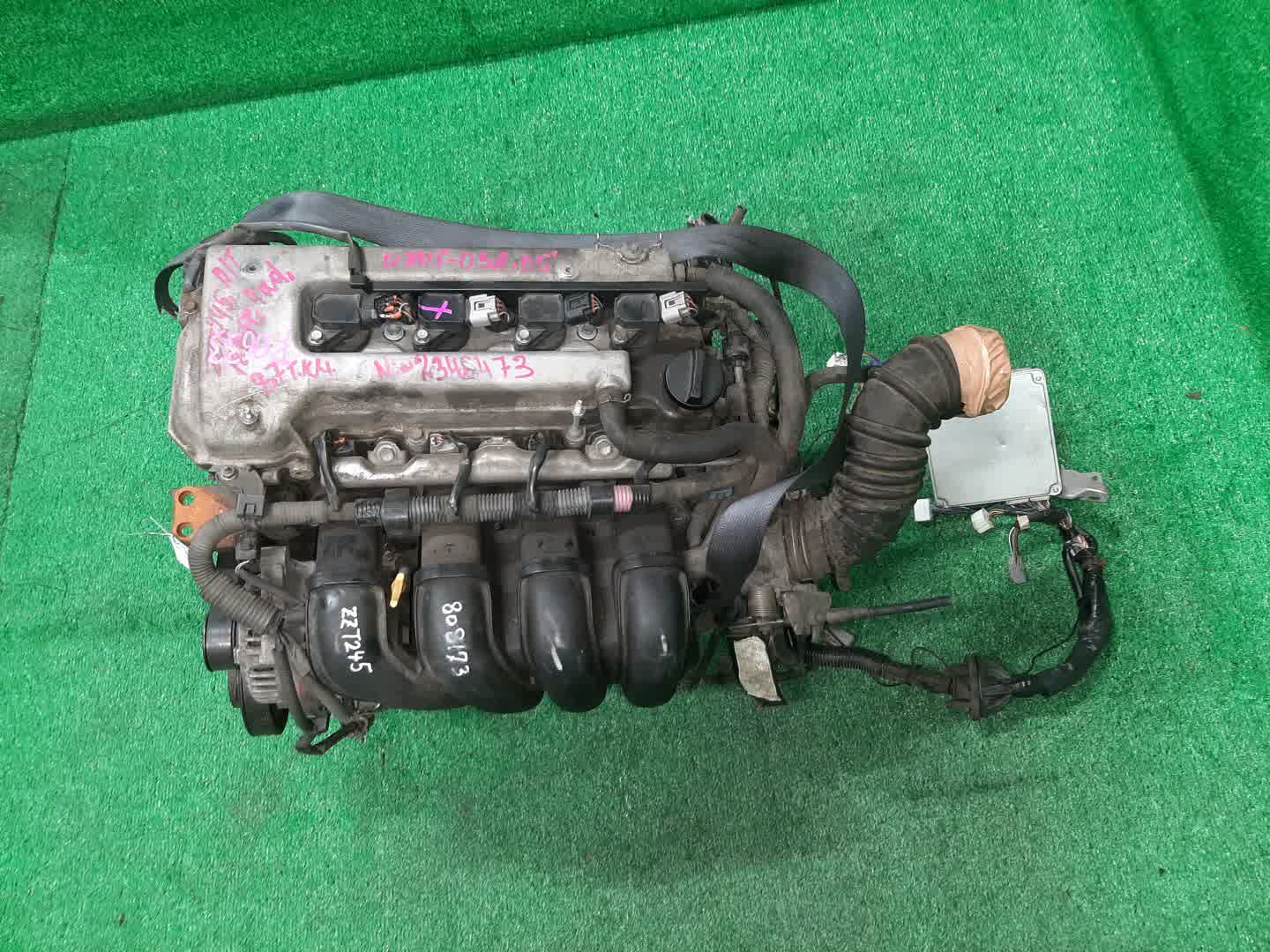 Двигатель TOYOTA COROLLA, PREMIO, COROLLA SPACIO, WISH, ALLION, COROLLA FIELDER, ALLEX, COROLLA RUNX, WILL VS ZZE124, ZZT245, ZZE124N, ZNE14G, ZZE124G, ZZE129 1ZZ-FE MEX 1 ракурс
