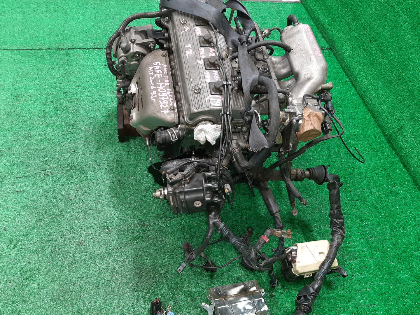 Двигатель TOYOTA CARINA, CERES, COROLLA, COROLLA LEVIN, SPRINTER MARINO, SPRINTER, SPRINTER TRUENO AT212, AT192, AE100, AE110 5A-FE H097927 5 ракурс