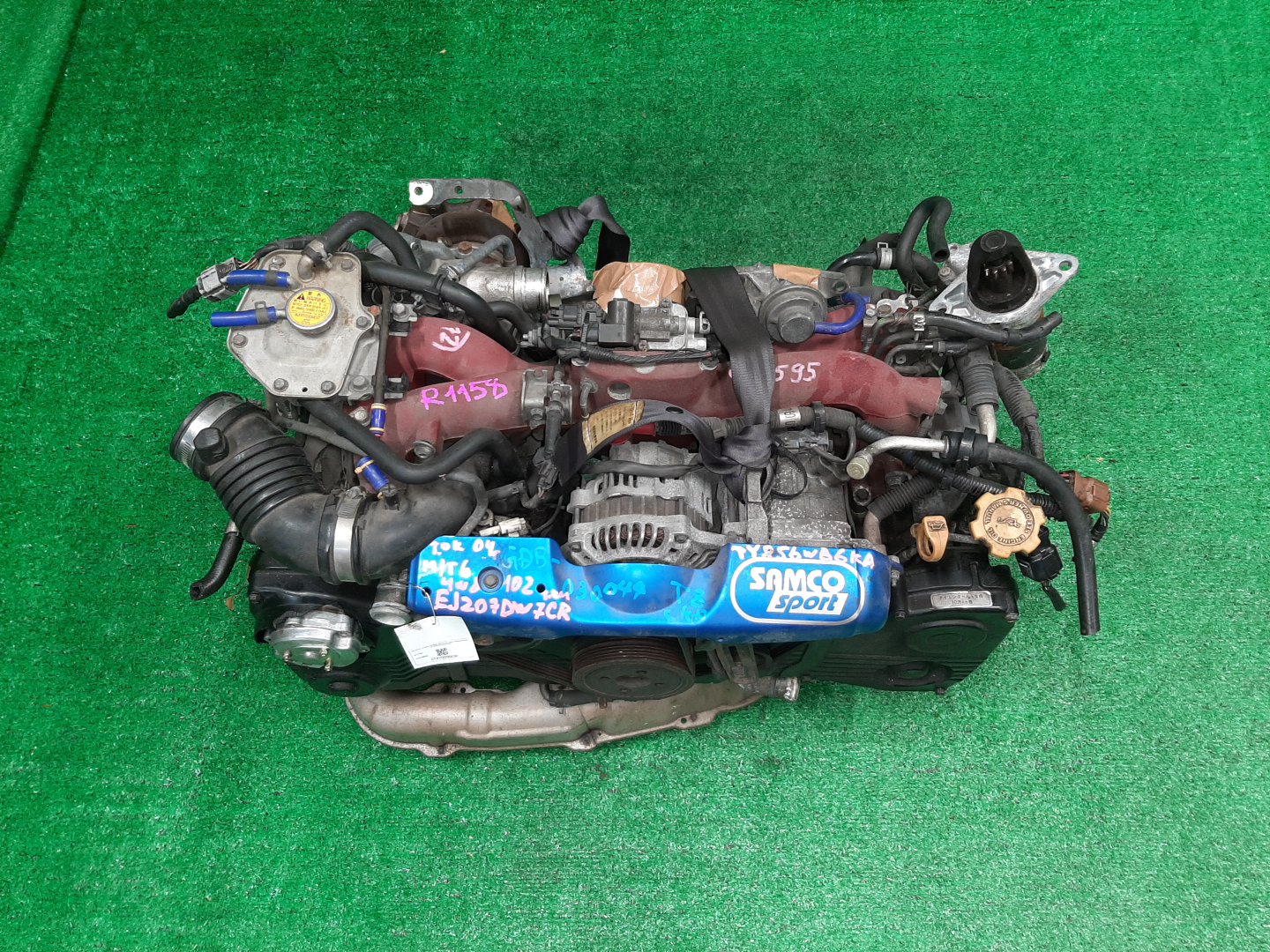 Двигатель SUBARU IMPREZA WRX STI GDB EJ207 EJ207DW7CR 1 ракурс Двигатель SUBARU IMPREZA WRX STI GDB EJ207 EJ207DW7CR 1 ракурс