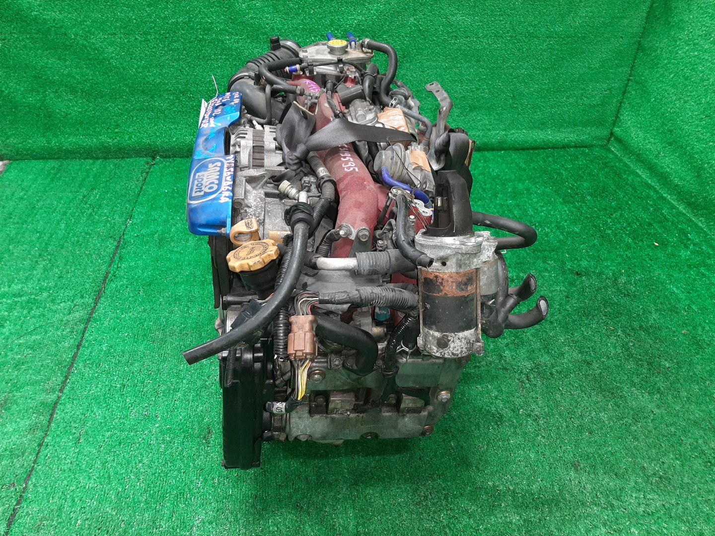 Двигатель SUBARU IMPREZA WRX STI GDB EJ207 EJ207DW7CR 4 ракурс Двигатель SUBARU IMPREZA WRX STI GDB EJ207 EJ207DW7CR 4 ракурс