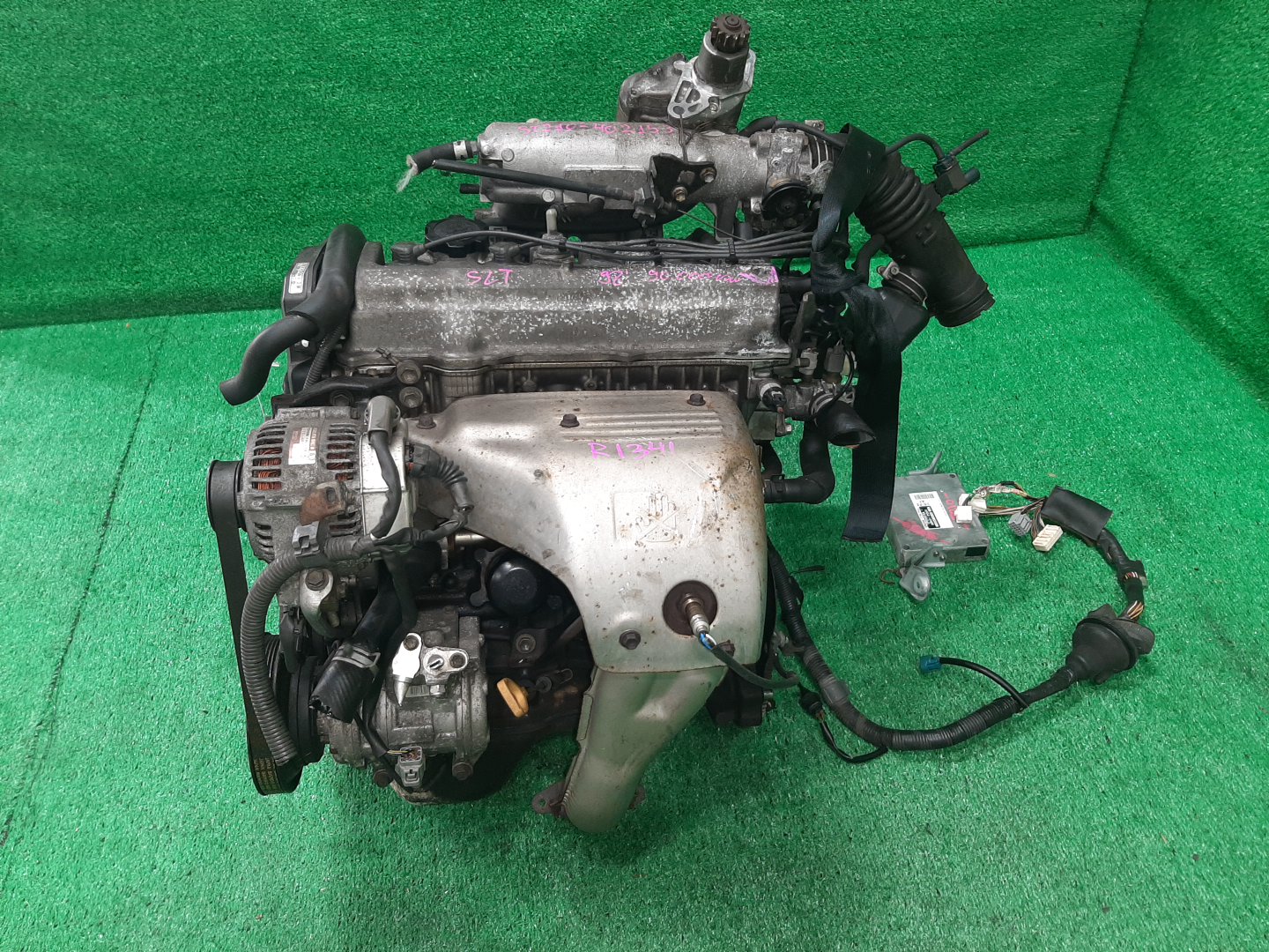 Двигатель TOYOTA CALDINA, CAMRY, CELICA, CORONA, CORONA EXIV, VISTA, CURREN, CARINA ED, CORONA PREMIO ST210G, ST191G, ST210, SV41, SV32, SV42, ST203, ST202, ST191, SV33, ST206, ST207 3S-FE KAT 4 ракурс