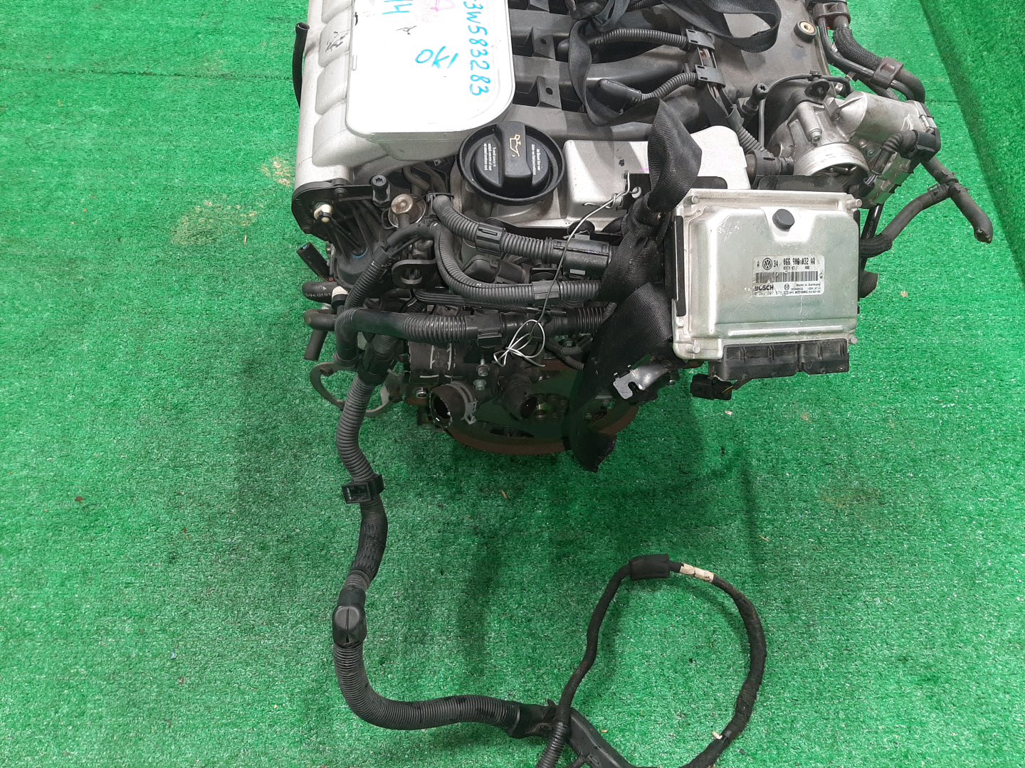 Двигатель VOLKSWAGEN GOLF, BORA 1J1, 1J, MK4, 1J5, 1J2 AQN 022714 5 ракурс