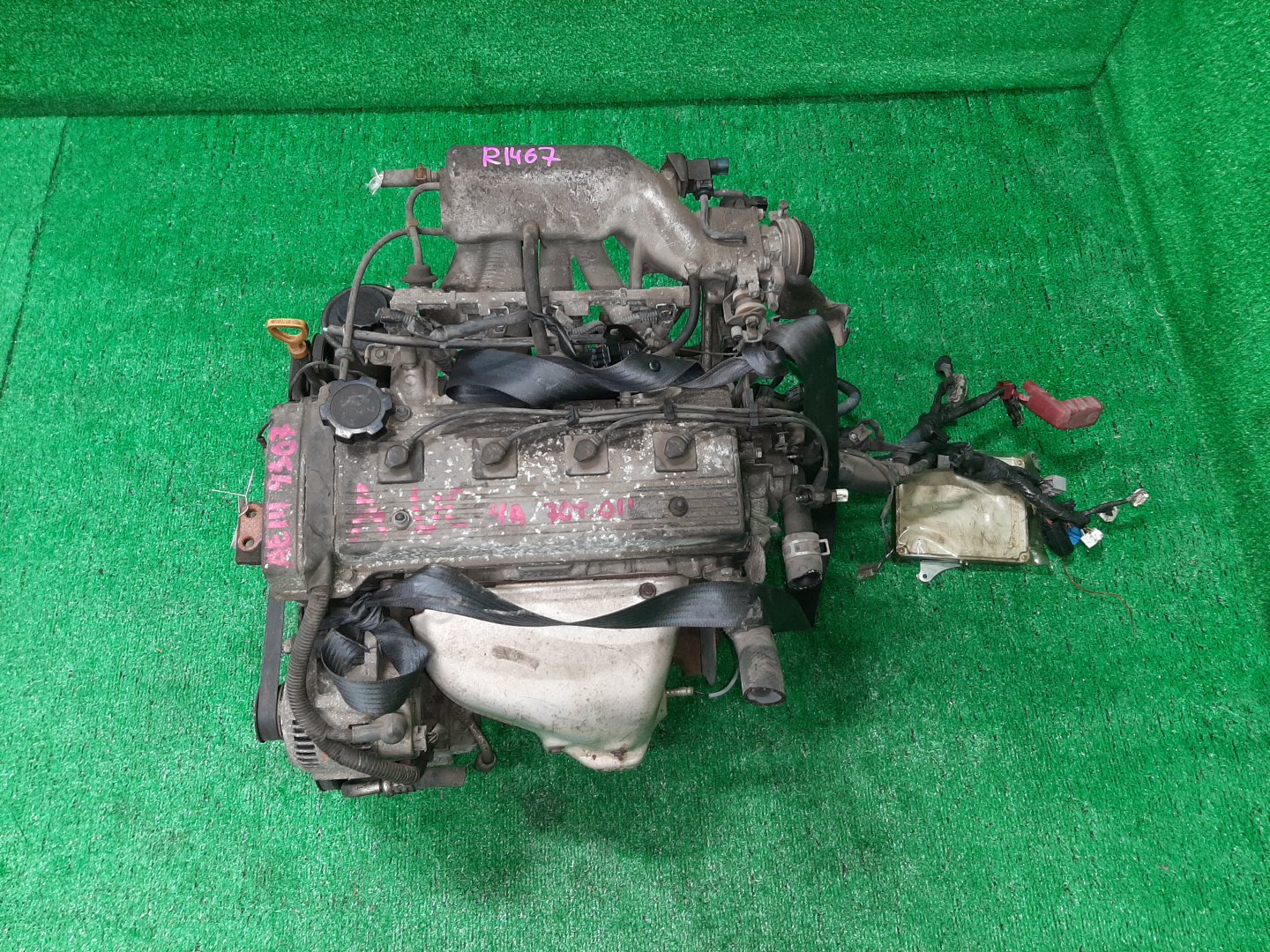 Двигатель TOYOTA SPRINTER CARIB, CERES, COROLLA, COROLLA LEVIN, SPRINTER MARINO, COROLLA SPACIO, SPRINTER, SPRINTER TRUENO AE111G, AE101, AE111, AE111N 4A-FE TPAM 1 ракурс