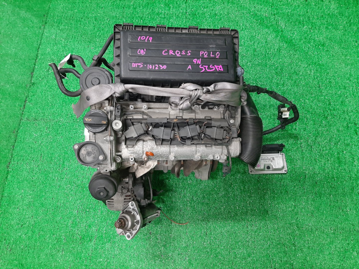 Двигатель VOLKSWAGEN POLO 9N3, 9N1 BTS, BUD 101230 1 ракурс
