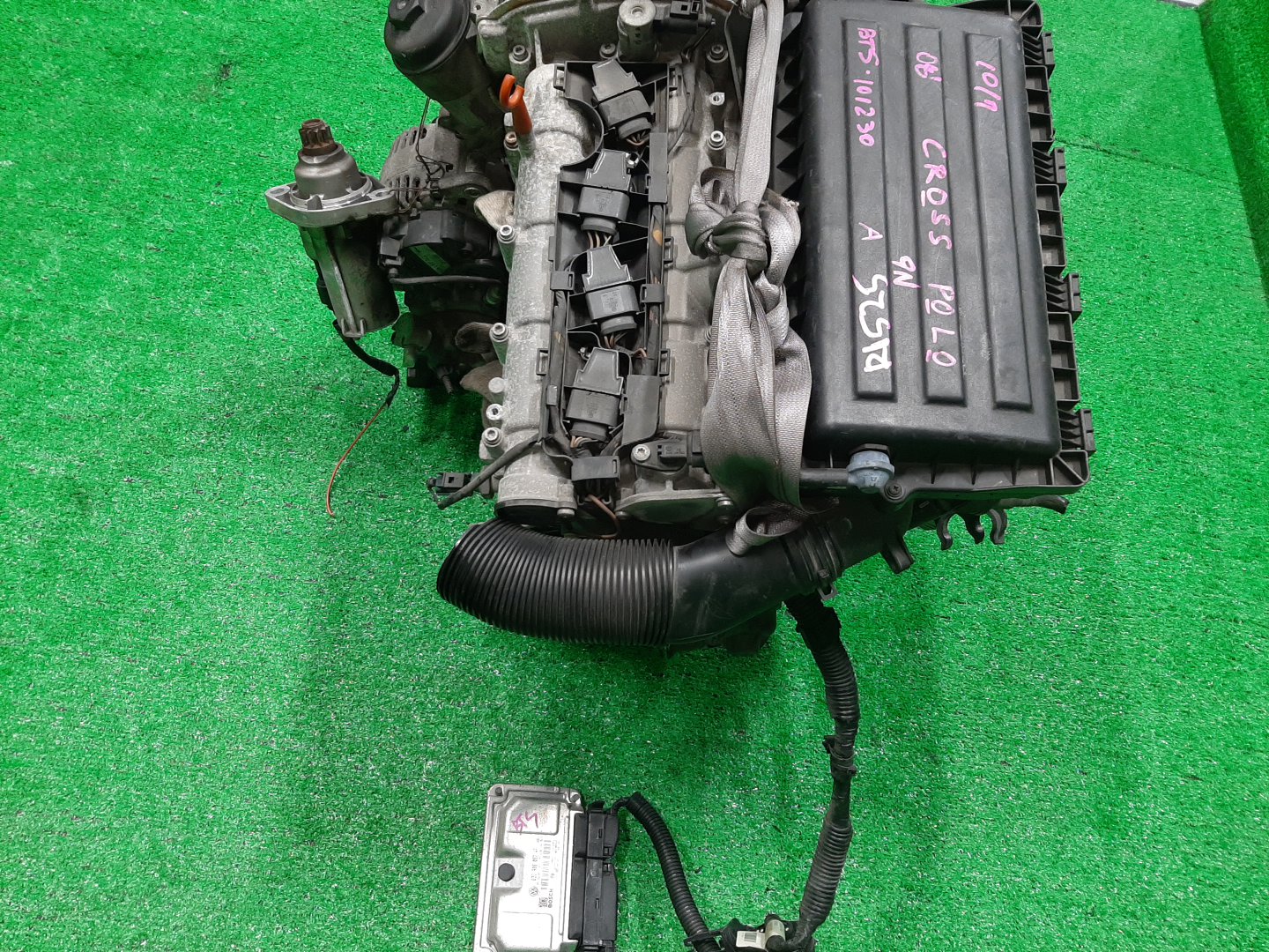 Двигатель VOLKSWAGEN POLO 9N3, 9N1 BTS, BUD 101230 5 ракурс
