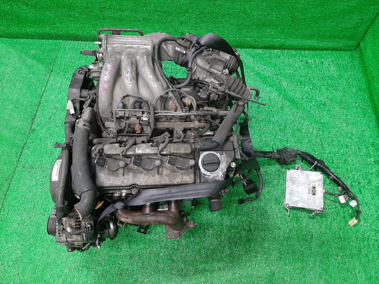 Двигатель TOYOTA ALPHARD MNH10W 1MZ-FE 1MOD 1 ракурс Двигатель TOYOTA ALPHARD MNH10W 1MZ-FE 1MOD 1 ракурс