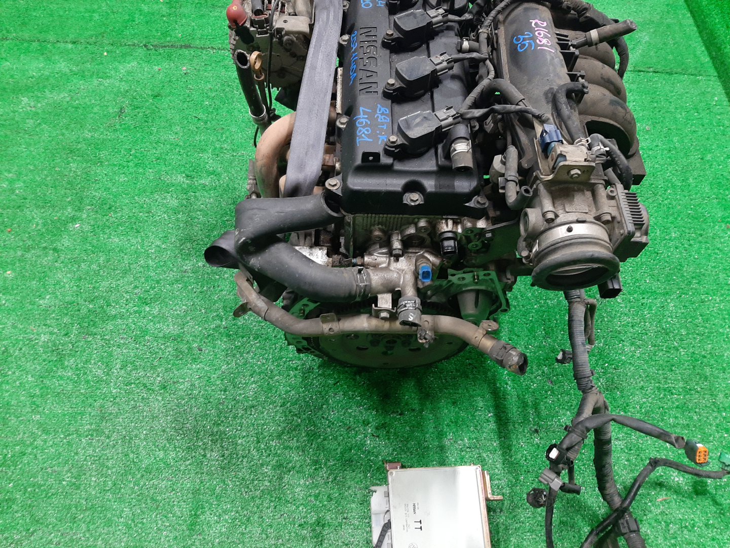 Двигатель NISSAN SERENA TC24 QR20DE PLASTIC 5 ракурс Двигатель NISSAN SERENA TC24 QR20DE PLASTIC 5 ракурс
