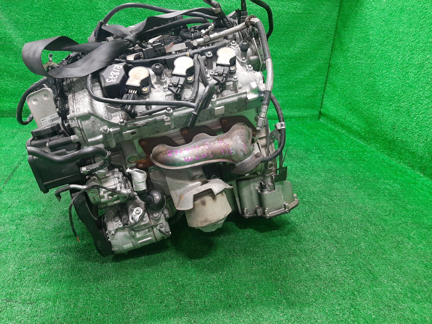 Двигатель MERCEDES-BENZ E250, CL230, C-Class, E-Class, C230, E230 W211, CL203, W203.052, 203052, W203, S203, S211 272920, M272.920, M272E25 M272E25 4 ракурс