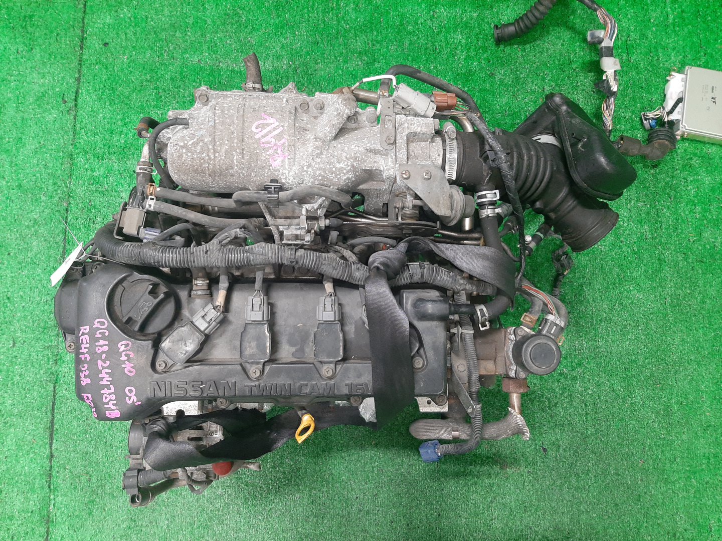 Двигатель NISSAN AVENIR, BLUEBIRD, EXPERT, PRIMERA, TINO, WINGROAD, ALMERA, BLUEBIRD SYLPHY W11, QU14, VW11, QP11, V10, WHY11, N16, G10, QG10 QG18DE MEXAH 1 ракурс