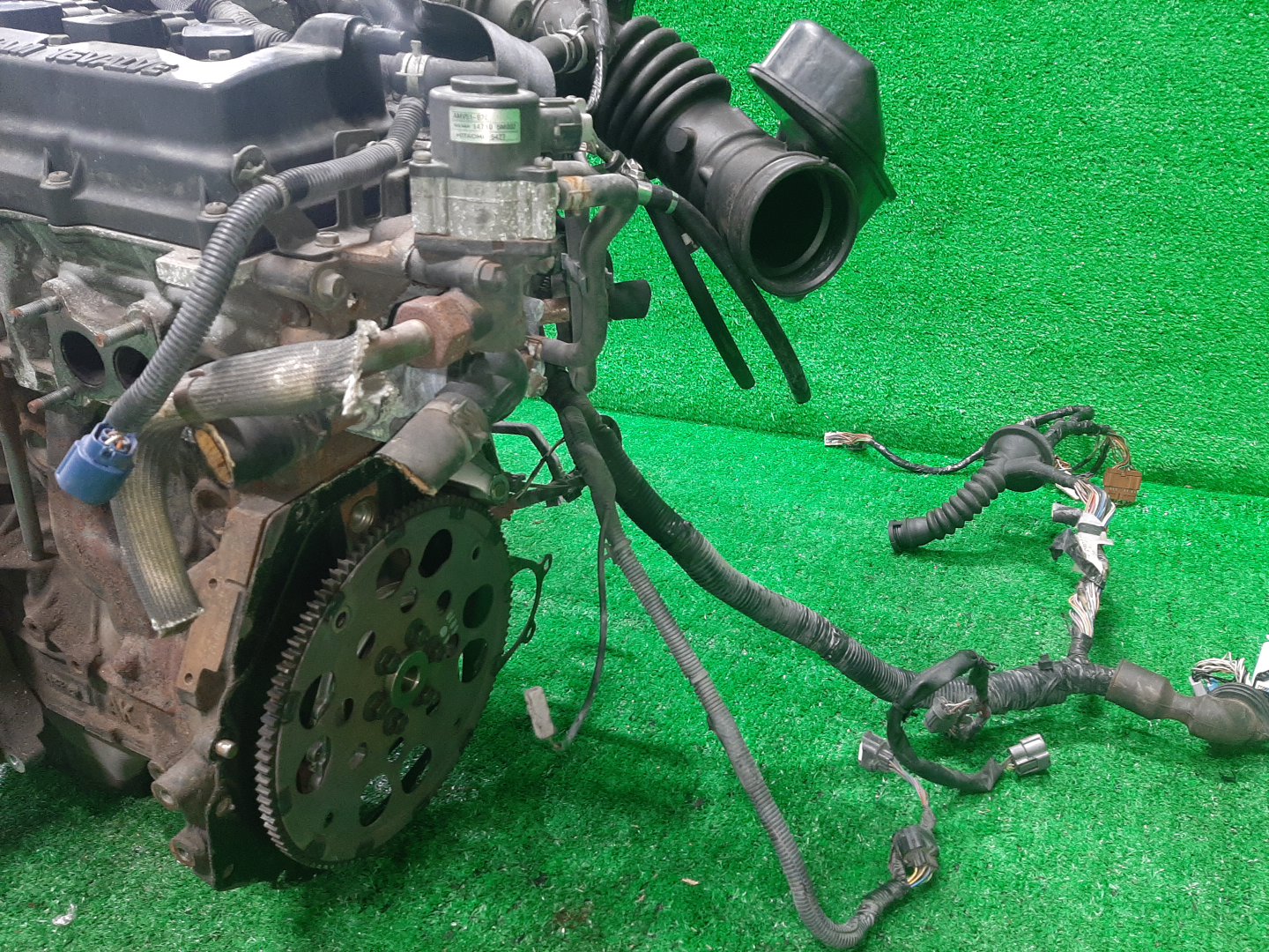 Двигатель NISSAN AVENIR, BLUEBIRD, EXPERT, PRIMERA, TINO, WINGROAD, ALMERA, BLUEBIRD SYLPHY W11, QU14, VW11, QP11, V10, WHY11, N16, G10, QG10 QG18DE MEXAH 5 ракурс