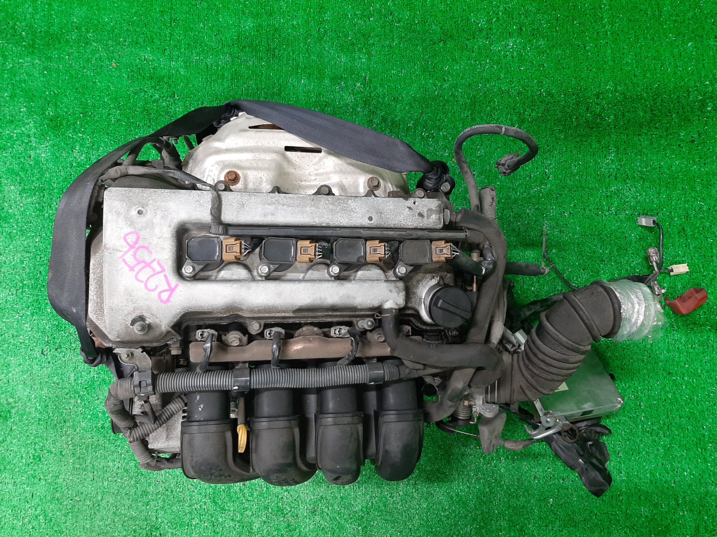 Двигатель TOYOTA COROLLA, PREMIO, COROLLA SPACIO, WISH, ALLION, COROLLA FIELDER, ALLEX, COROLLA RUNX, WILL VS ZZE124, ZZT245, ZZE124N, ZNE14G, ZZE124G, ZZE129 1ZZ-FE MEX 1 ракурс