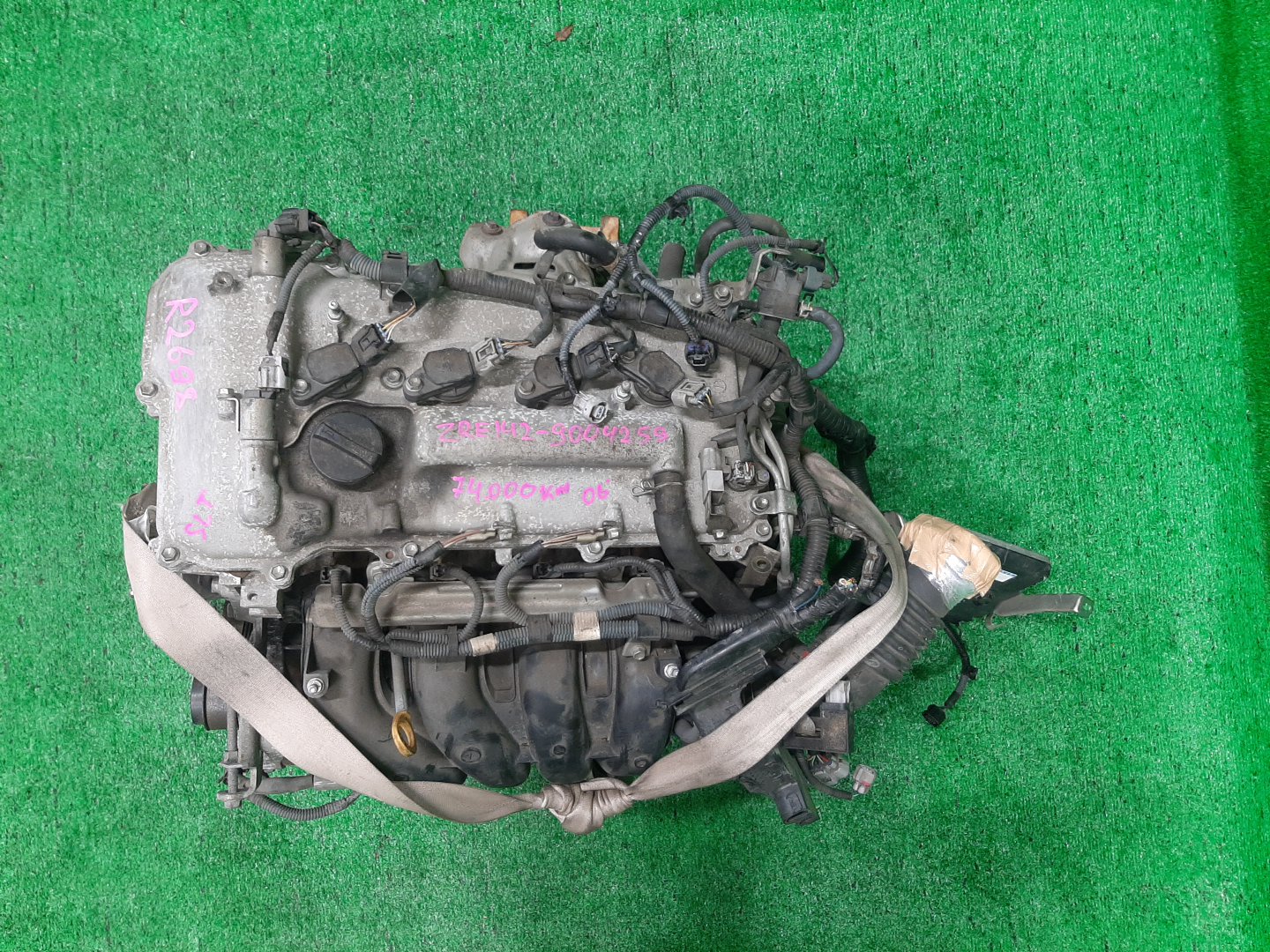 Двигатель TOYOTA IST, PREMIO, ALLION, COROLLA FIELDER, AURIS, COROLLA RUMION, COROLLA  AXIO ZSP110, ZRT265, ZRT260, ZRE144G, ZRE142G, ZRE154N, ZRE152H, ZRE152, ZRE152N, ZRE142, ZRE144 2ZR-FE 0025145 1 ракурс